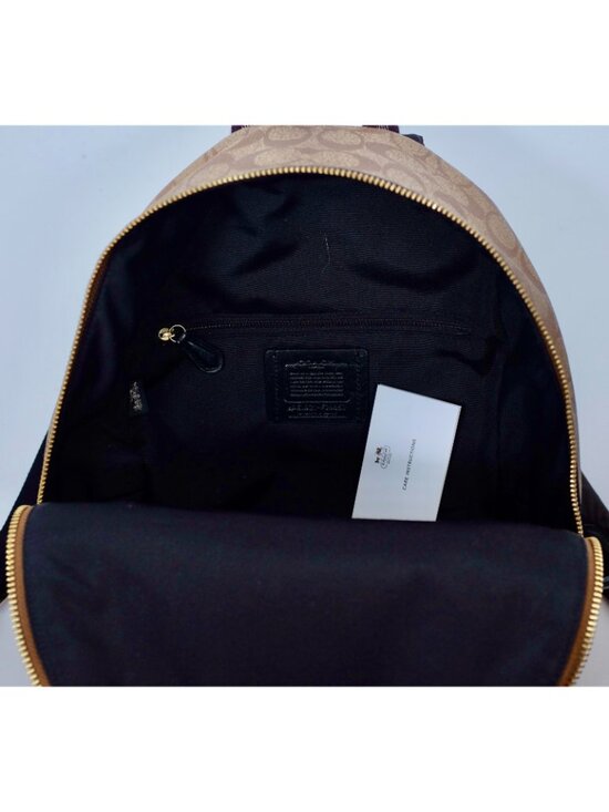 Coach Backpack CHARLIE VANDAL GUMMY BEAR leather monogram main image 7
